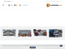 Tablet Screenshot of laticino.com